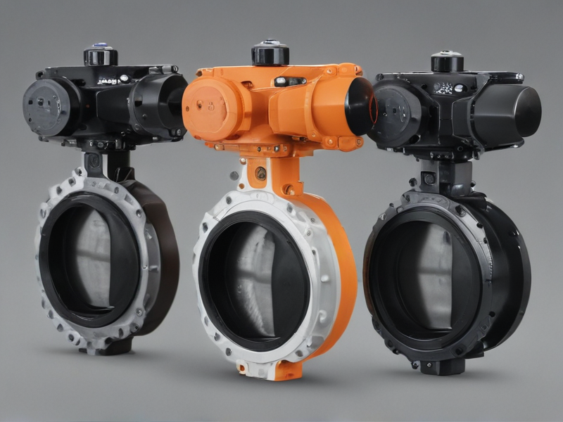 actuated butterfly valve