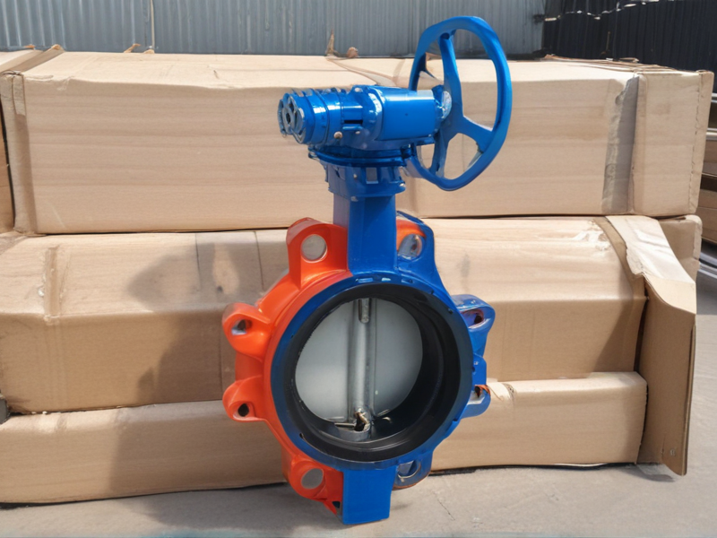 actuated butterfly valve