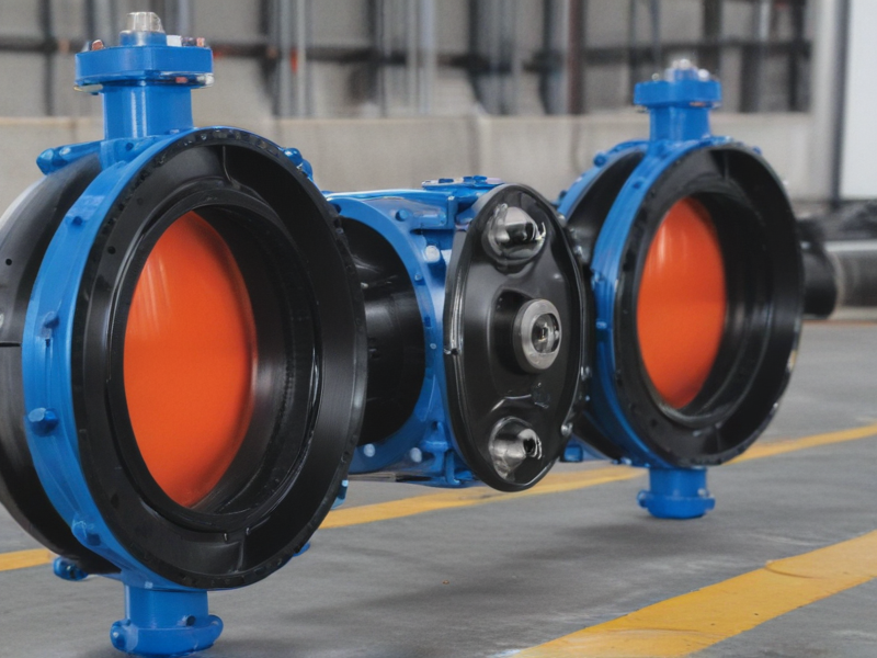 pneumatically actuated butterfly valve